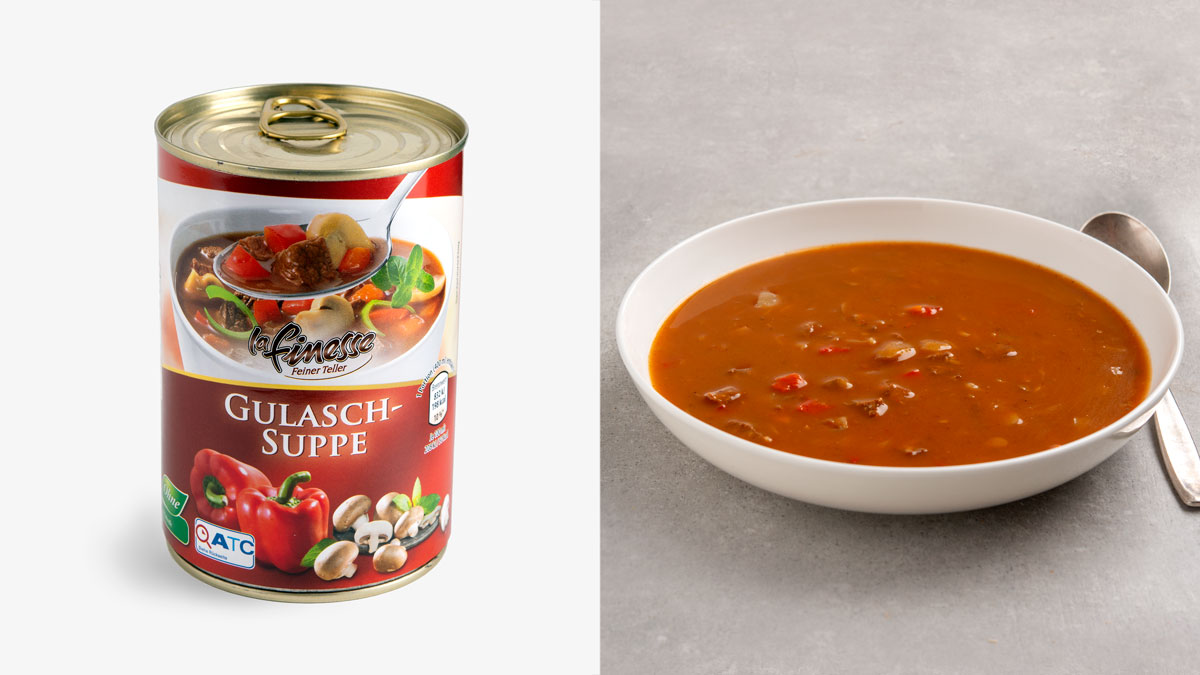 VZB Fotostrecke Convenience Food - LaFinesse Gulaschsuppe © Jule Frommelt