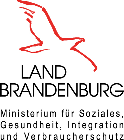 Förderhinweis Logo des Ministeriums für Soziales, Gesundheit, Integration und Verbraucherschutz des Landes Brandenburg