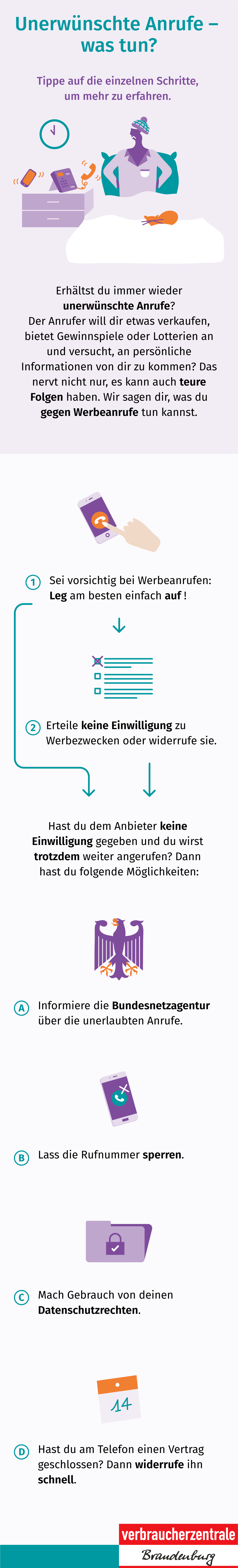 Wir zeigen dir, was du gegen ungewollte Anrufe tun kannst.