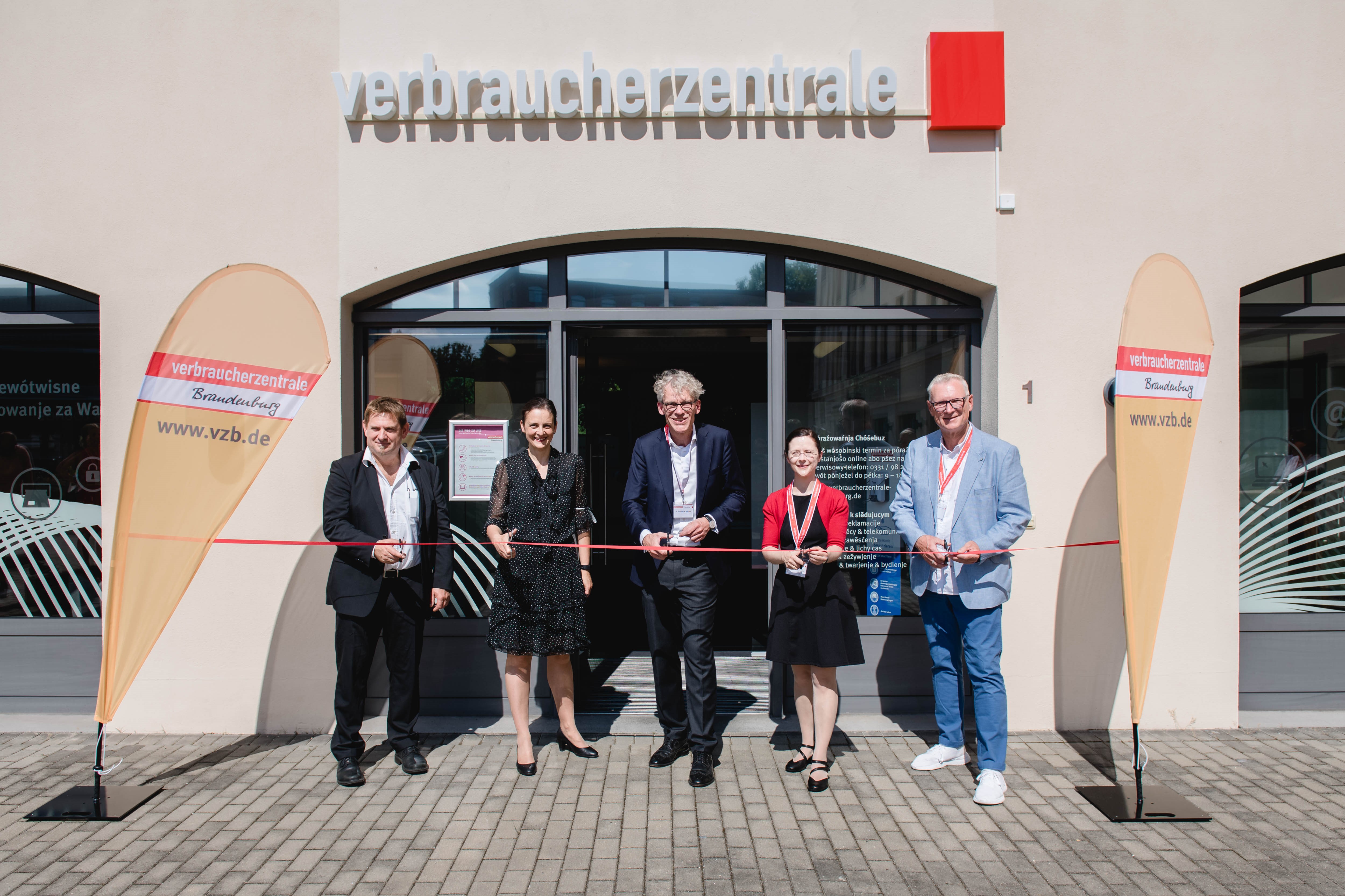 Pressefoto der feierlichen Eröffnung des BZ Cottbus am 12.08.2021 (c) Christiane Schleifenbaum / VZB