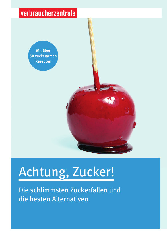 Cover Ratgeber Achtung Zucker Verbraucherzentrale 46007581 VZB