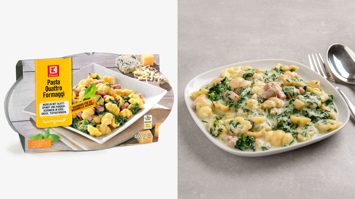 VZB Fotostrecke Convenience Food - K-Classic PastaQuattroFormaggi © Jule Frommelt