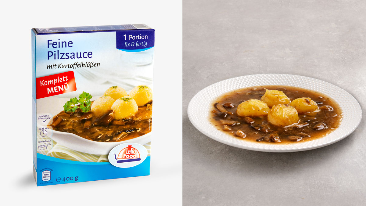 VZB Fotostrecke Convenience Food - LeRoFood Feine Pilzsauce © Jule Frommelt