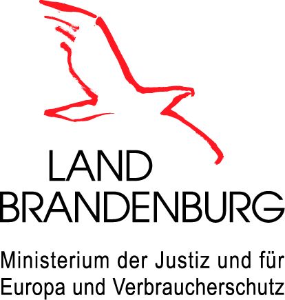 Logo des Ministeriums der Justiz und für Europa und Verbraucherschutz des Landes Brandenburg