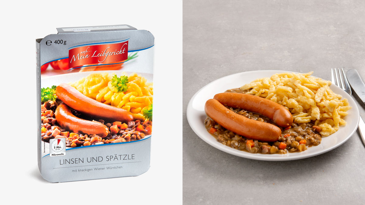 VZB Fotostrecke Convenience Food - MeinLeibgericht LinsenUndSpaetzle © Jule Frommelt