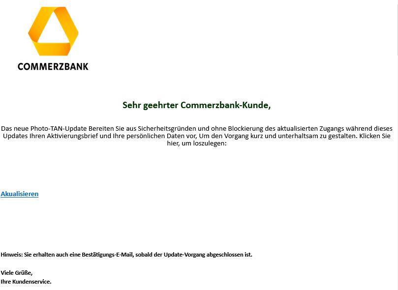 Phishing Commerzbank