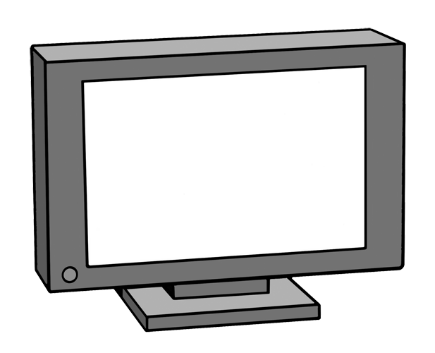 Zeichnung eines Fernsehers