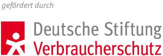 Deutsche Stiftung Verbraucherschutz Logo gefördert durch