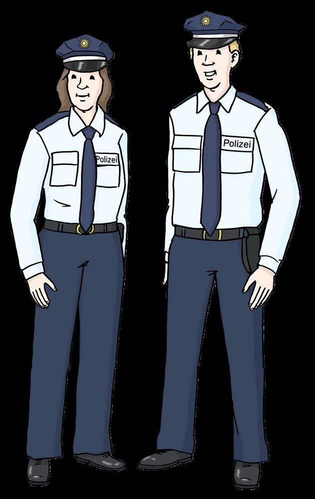 Polizistin und Polizist 