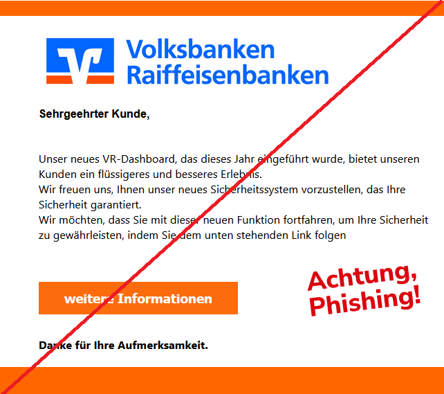 Sehrgeehrter Kunde, Unser neues VR-Dashboard, das dieses Jahr eingeführt wurde, bietet unseren Kunden ein flüssigeres und besseres Erlebnis. Wir freuen uns, Ihnen unser neues Sicherheitssystem vorzustellen, das Ihre Sicherheit garantiert. Wir möchten, dass Sie mit dieser neuen Funktion fortfahren, um Ihre Sicherheit zu gewährleisten, indem Sie dem unten stehenden Link folgen weitere Informationen Danke für Ihre Aufmerksamkeit.