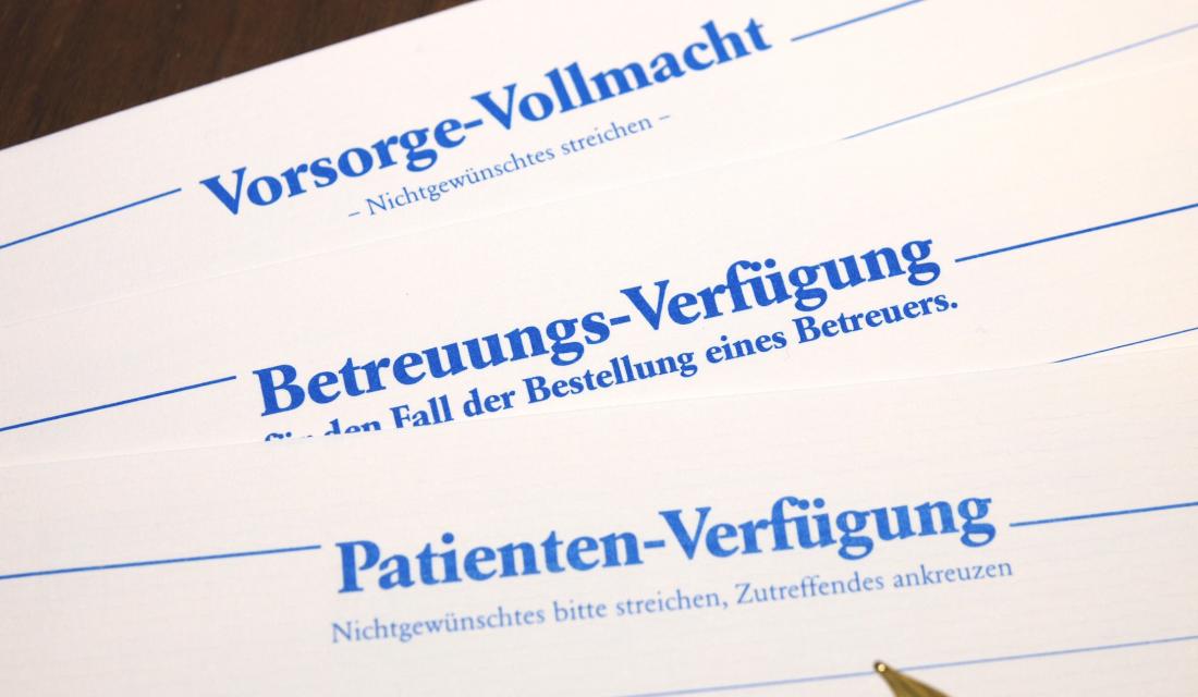 Patientenverfügung und Vorsorgevollmacht