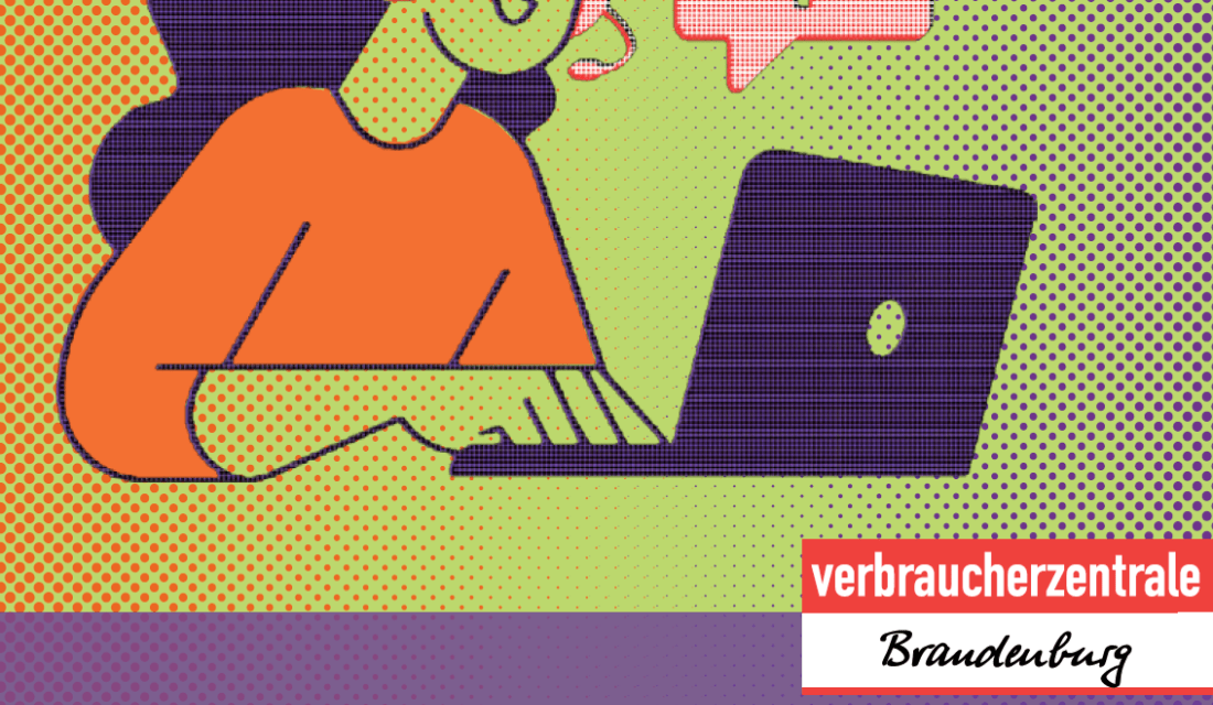 Titelbild des Jahresberichts 2023/24 der Verbraucherzentrale Brandenburg