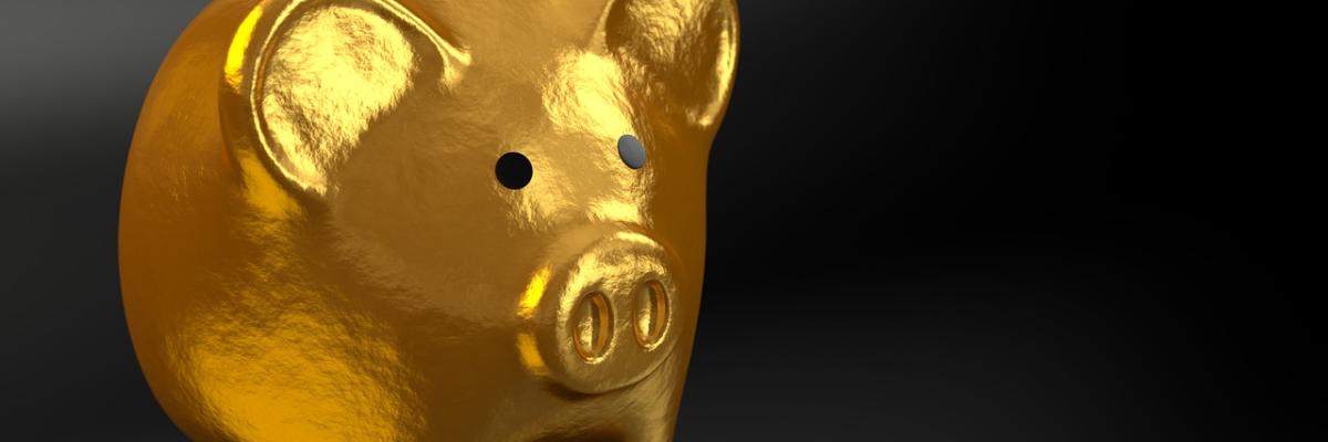 Sparschwein aus Gold