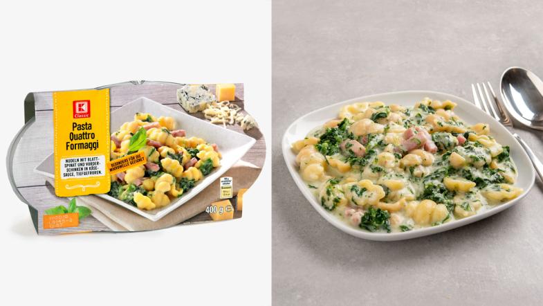 VZB Fotostrecke Convenience Food Pasta Quattro Formaggi K-Classic © Jule Frommelt