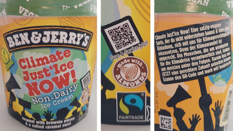 Galerie Marktcheck zu Klimawerbung: Eis