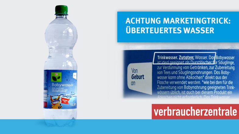 Babywasser mit Störer