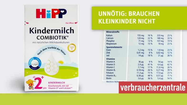 Kindermilch mit Störer