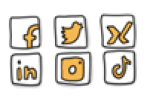 Die Logos von verschiedenen Apps