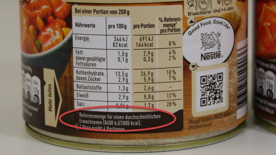 Marktcheck Kinder-Convenience-Food VZ Brandenburg Maggi Raviolini Referenzmenge 2020