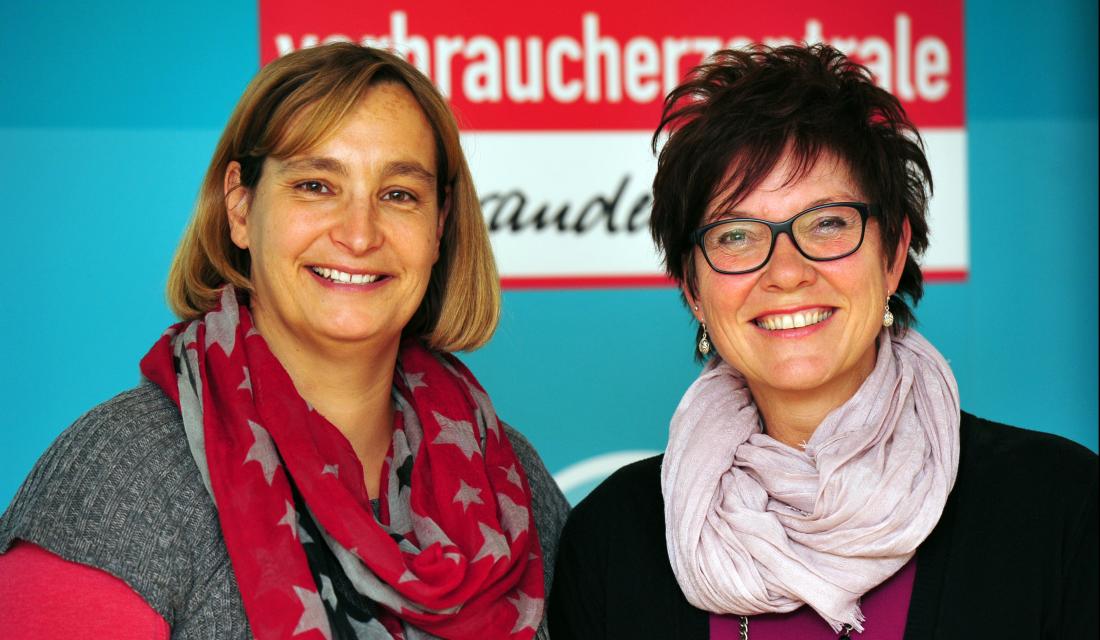 Rechtsberaterin Sabine Weiß und Ernährungsberaterin Katrin Hofschläger